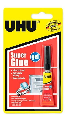 Uhu Pegante Instantáneo Super Glue Gel 3g Blister X 1 Und