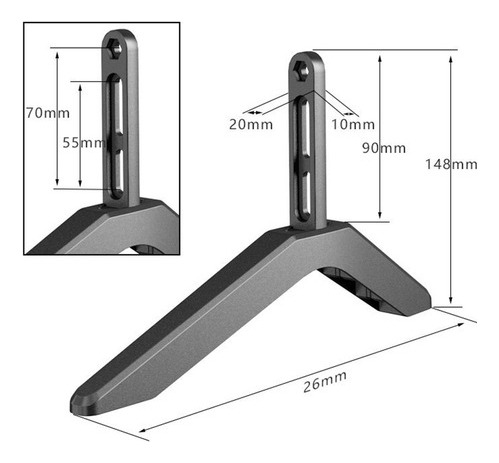 Soporte Para Tv Patas Para Tv Fácil De Instalar Distancia