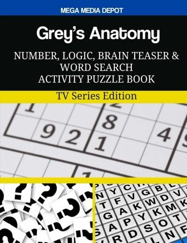 Greys Anatomy Number, Logic, Brain Teaser And Word Search Ac