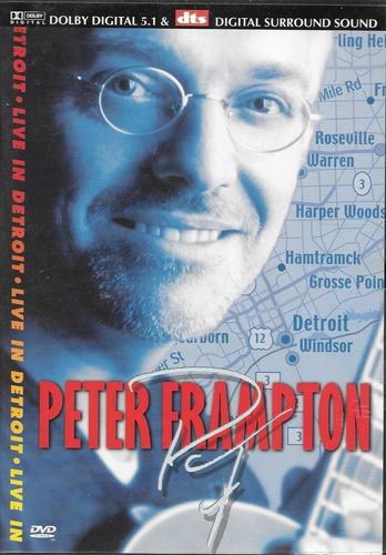 Peter Frampton Live In Detroit Dvd Nuevo Cerrado En Stock