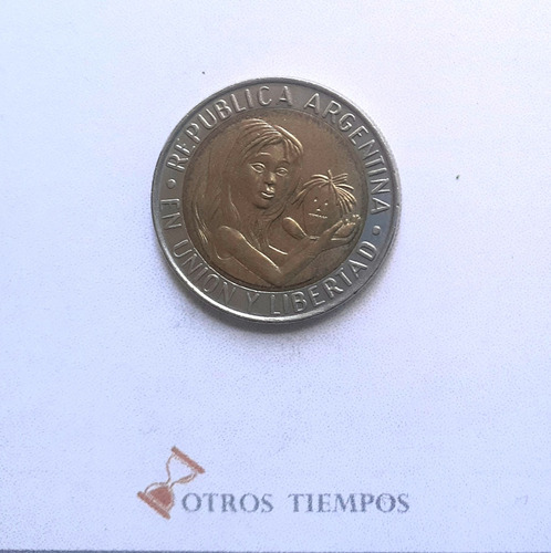 Moneda Argentina Unicef 1 Peso 1996