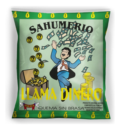 Sahumerio En Polvo Llama Dinero 