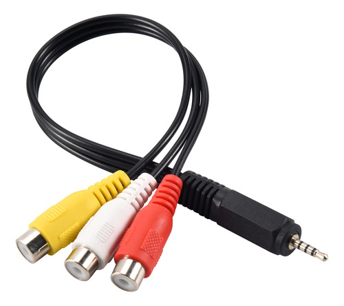 Cable De Audio Y Vídeo Estéreo J De 2,5 Mm Av Macho A 3rca H