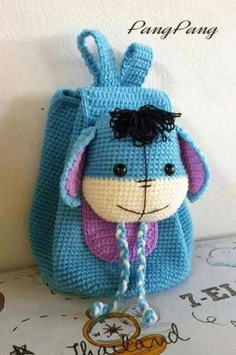 Patrones Mochilas Amigurumis Crochet X10(ingl.)+1 Reg.
