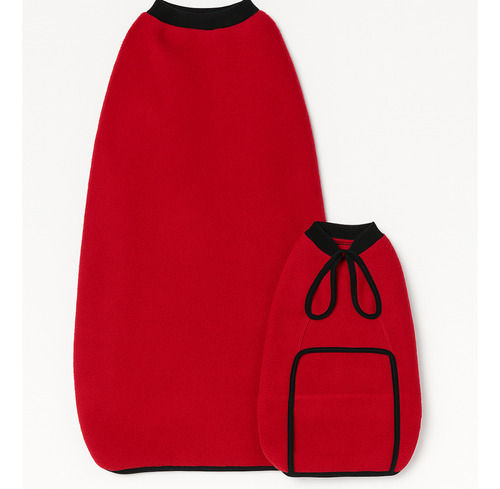 Ropa Para Perros Abrigos Buzos Y Ponchos Para Mascotas Rojo