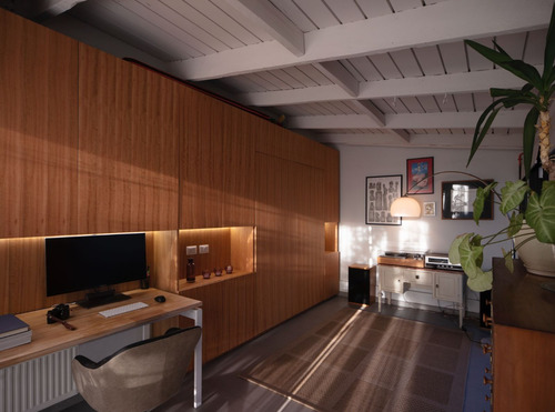 Rt- Casa 2 Pisos Remodelada X Arquitectos, 4dor + 3b + 2est