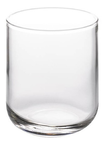 Capella Juego De 6 Vasos De Vidrio Soplado 300 Ml Modernos Color Transparente