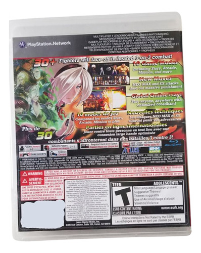 The King Of Fighters Xiii Para Ps3 Formato Fisico (Usado)