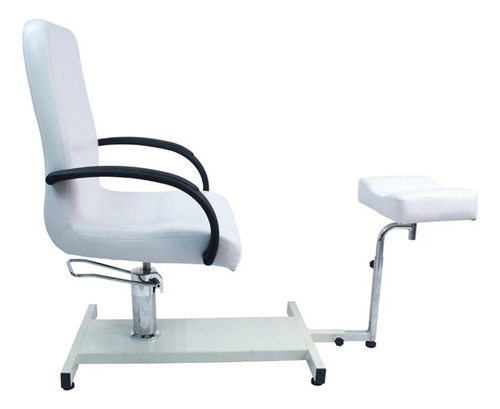 Silla Hidráulica Para Pedicure Spa Incluye Banco Y Deposito Color Blanco Forma De La Base Rectangular Tipo De Respaldo Rectangular