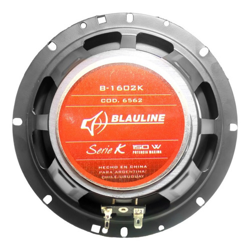 Imagen 5 de 10 de Parlantes Blauline Pulgadas 6 . 2 Vías 100w.