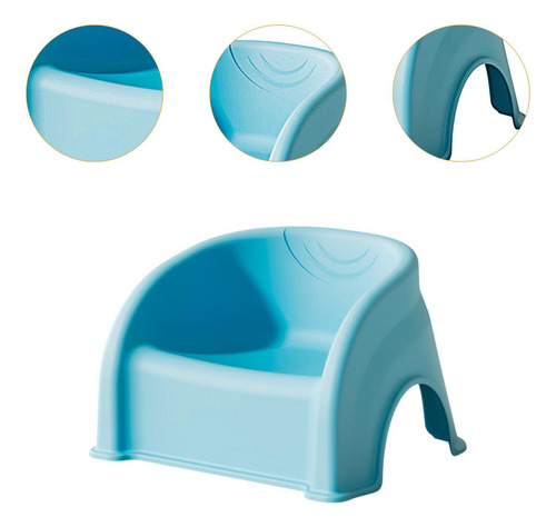 Silla Para Niños Taburete Pequeño Para Niños Azul