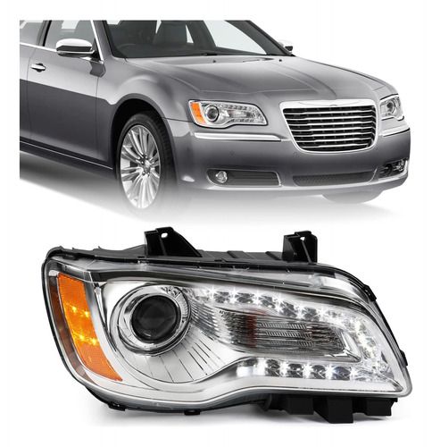 Para Chrysler Conjunto Faro Tipo Halogeno Led Drl Repuesto