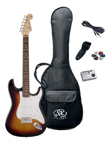 Guitarra Electrica Sx Stratocaster Fe1 + Accesorios