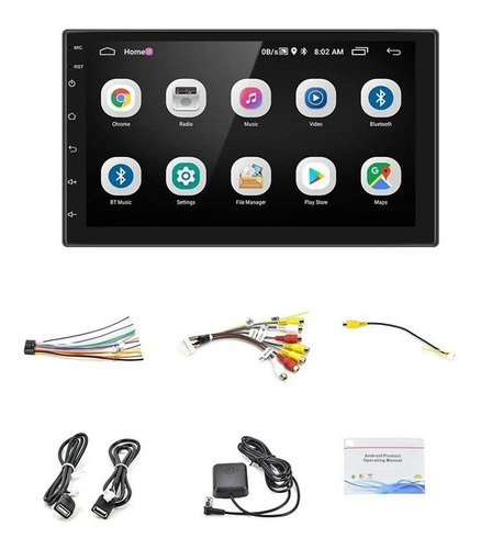 Pantalla Carro Tactil 9  Radio Bluetooth Usb Android Gps