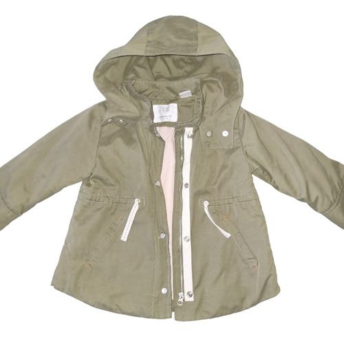 Campera Parka Impermeable Zara Talle Hasta 2 Años 