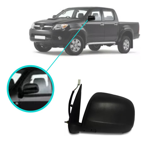 Retrovisor Esquerdo Hilux Pick Up Sw4 2005 2006 2007 A 2011