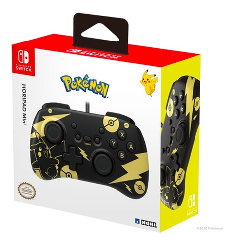 Control HoriPad Mini Para Nintendo Switch Pikachu Hori 289u