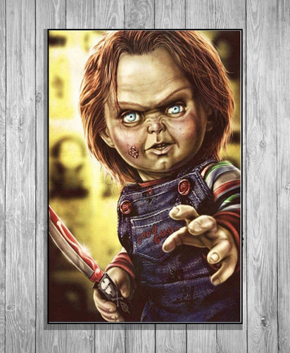 Cuadro De Chucky Con Cuchillo