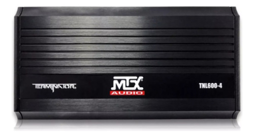 Mini Amplificador 4 Canales Mtx Tnl600-4 1200 Watts Clase D Color Negro Potencia De Salida Rms 140 W