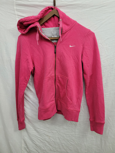 Campera Deportiva Nike Talle S Color Salmon Con Capucha (Usado)