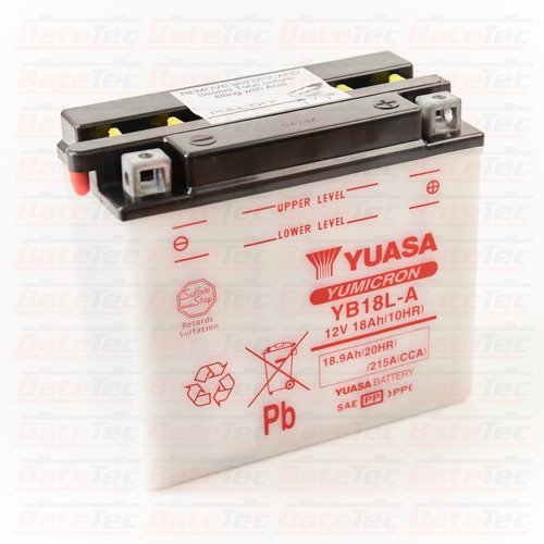 Yuasa Yb18l-a Batería De Moto 12v 18ah Larga Duración