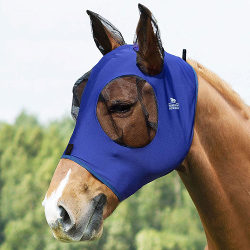 Harrison Howard Super Comfort Horse Fly Mask Elasticity Fly