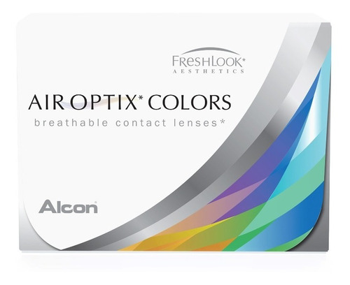 Lentes De Contacto Air Optix Tricolor Varios Colores Mensual