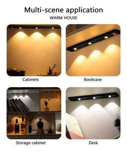 Barra De Luz Led Inteligente Con Sensor De Movimiento 40cm