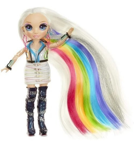 Imagen 6 de 8 de Rainbow High Hair Studio Muñeca Amaya Raine Original Wabro