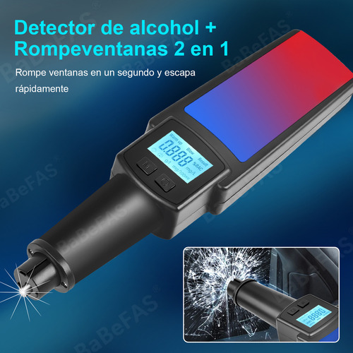 Alcoholímetro De Alta Precisión Pantalla Digital Lcd Babefas