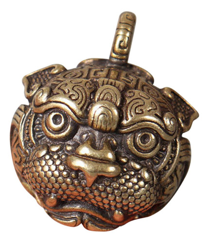 2 Llavero De Latón Colgante, Artesanía China, Estilo C.
