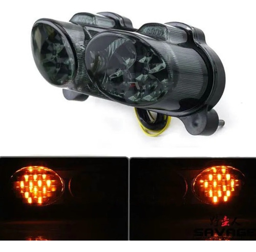 Led Con Luz Trasera Intermitente Para Ninja Zx-6r Zx-9r Zr7