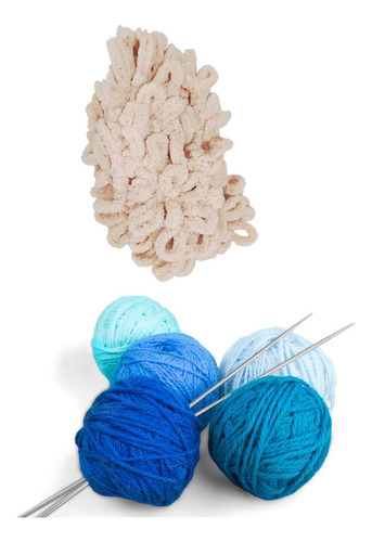 Hilo De Bucle Hilo De Tejer Hilo Ligero Para Crochet Caqui