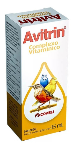 Avitrin Complexo Vitaminico 15ml Vitamina Para Passaros