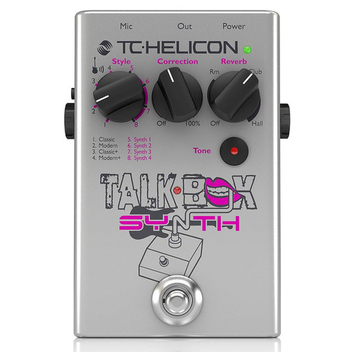 Tc Helicon Talkbox Sintetizador De Guitarra Y Pedal Talkbox 