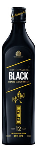 Whisky Johnnie Walker Black Edición 200 Años 700ml
