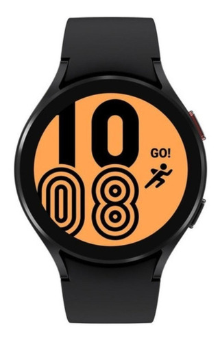 Smartwatch Samsung Galaxy Watch 4 44mm Super Amoled Wifi Gps Color de la caja Blanco Color de la malla Negro Color del bisel Negro