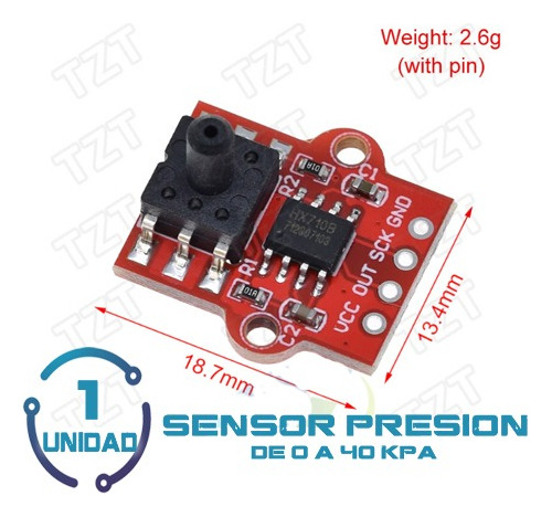 Sensor De Presión Controladora Nivel De Agua 0-40kpa Esp32