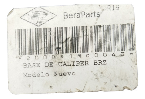 Base Caliper O Mordaza Bera Brz, León, Dt, R1, Speed, Arsen