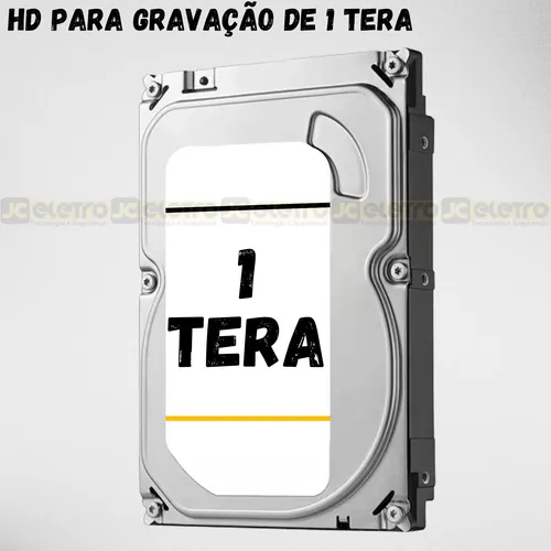 Kit 4 Câmeras De Segurança 2mp + Dvr 4 Canais +hd 1 Tera Jfl