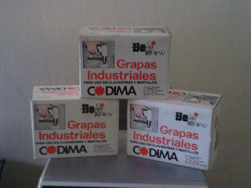 Grapas Industriales. Ref. 80-9 3/8 Caja De 5000 Unidades.