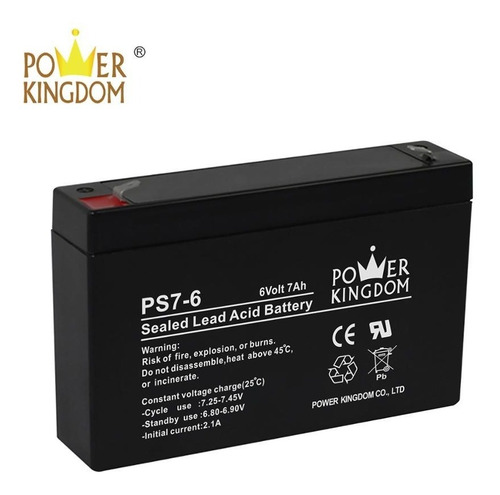 Batería Power Kingdom 6v 7ah