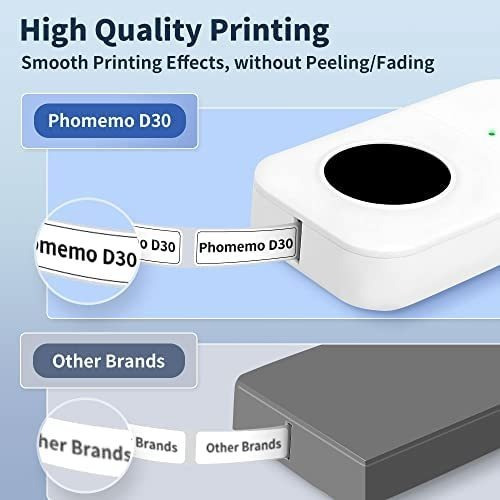 Impresora De Etiquetas Portátil Bluetooth Phomemo White