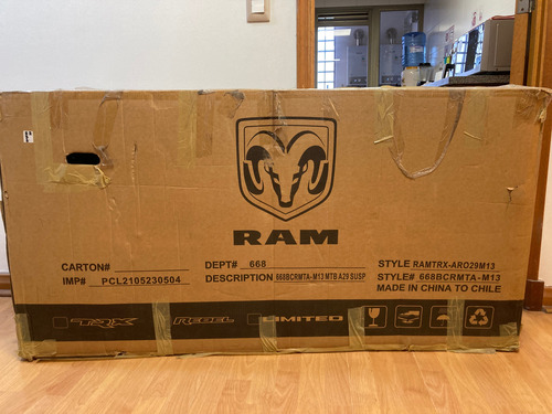 Bicicleta Montaña Ram Trx R29 M13 Gris