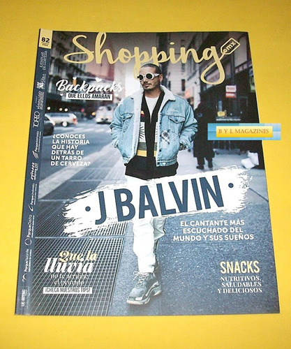 J Balvin Revista Shopping 2018 