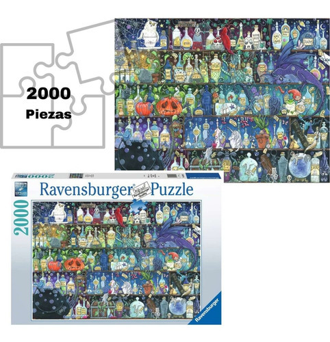 Puzzle Ravensburger 2000 Pzs Pociones Y Venenos Rompecabezas