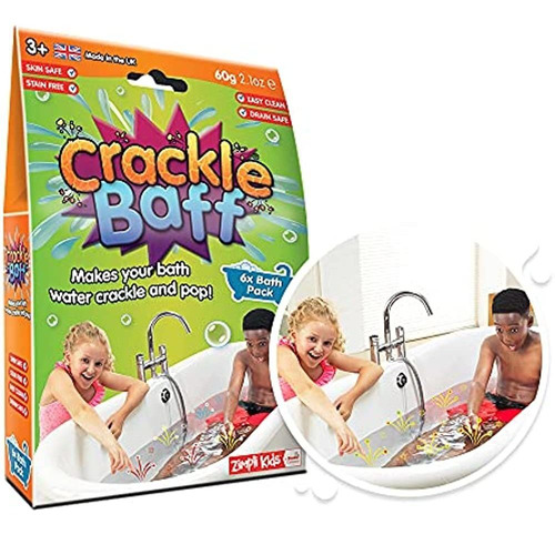 Zimpli Kids Crackle Baff Colors From, 6 Bath Pack, Make Wate