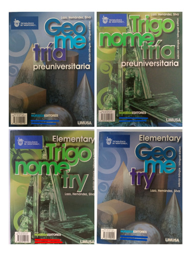 Geometria Y Trigonometría Bilingue - Lazo  Limusa  - Pack 2t