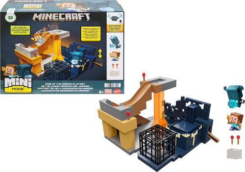 Mattel Minecraft Mini Mode Playset, Rise Of The Warden Set C