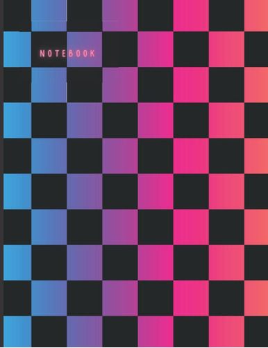 Libro: Checkered Notebook: Aesthetic Notebook, Checkerboard 